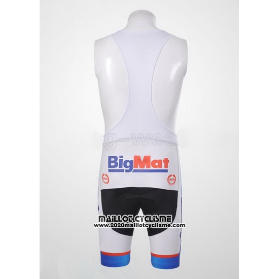 2012 Maillot Ciclismo FDJ Blanc et Azur Manches Courtes et Cuissard